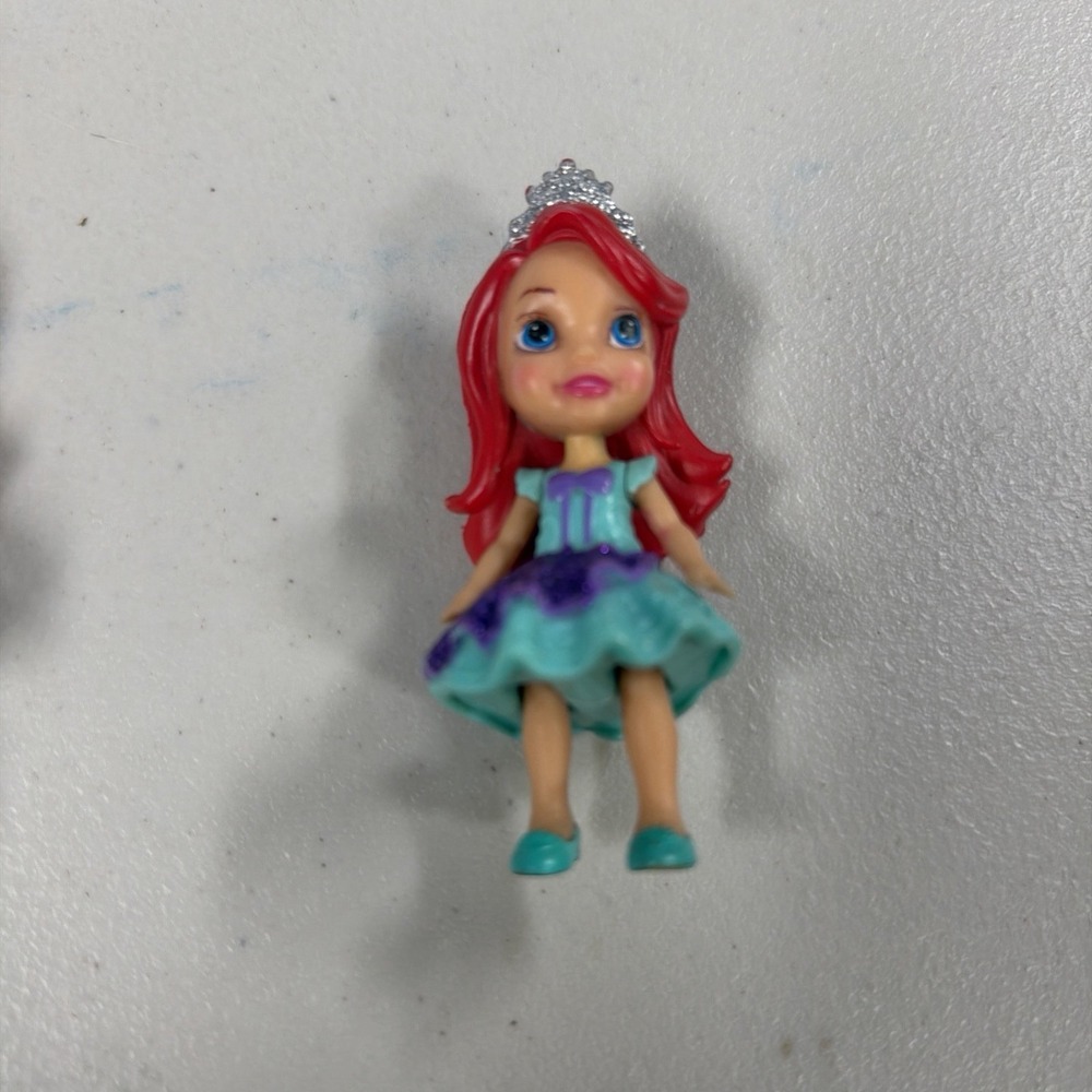 Disney Mini Toddler Dolls Princess ARIEL Posable Jakks Pacific 3.5 in Figure!